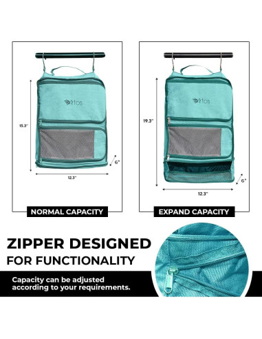 Organizador de Equipaje Colgante Artos Turquesa 22.68 kg