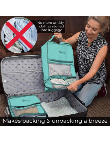 Organizador de Equipaje Colgante Artos Turquesa 22.68 kg