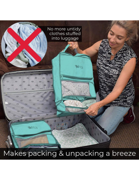 Organizador de Equipaje Colgante Artos Turquesa 22.68 kg