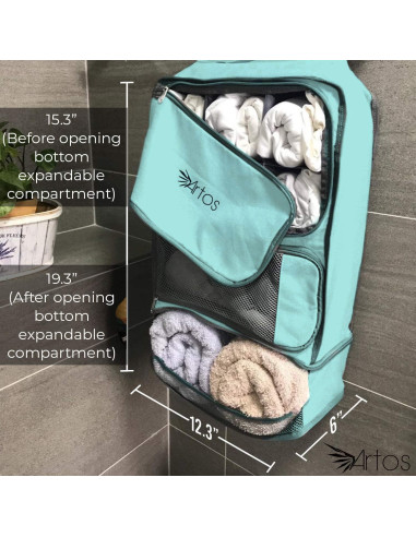 Organizador de Equipaje Colgante Artos Turquesa 22.68 kg