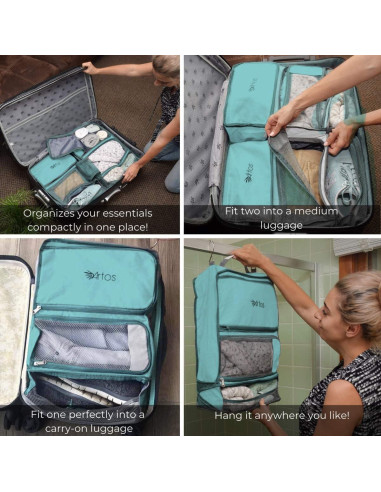 Organizador de Equipaje Colgante Artos Turquesa 22.68 kg