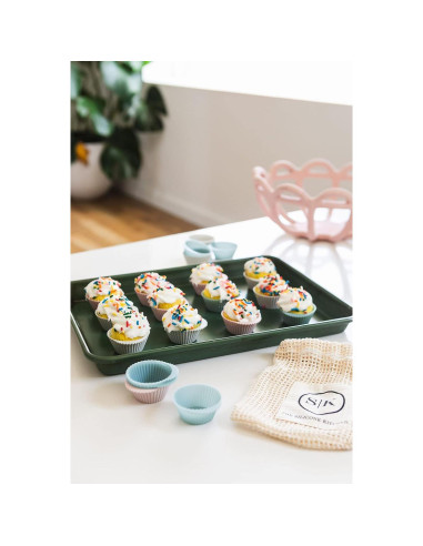 Moldes de Silicona Reutilizables La Cocina de Silicona 24 Pzs