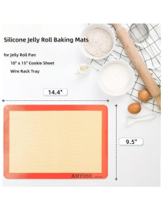 Alfombrilla de Silicona AMYONE para Hornear 36.58x24.13cm 2