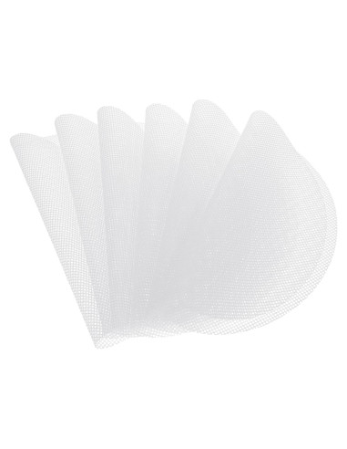 6 Forros de Vapor de Silicona Yuomeaz 25cm Reutilizables