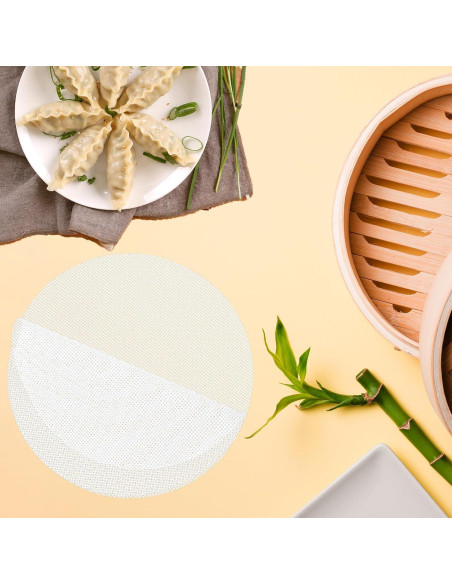 6 Forros de Vapor de Silicona Yuomeaz 25cm Reutilizables