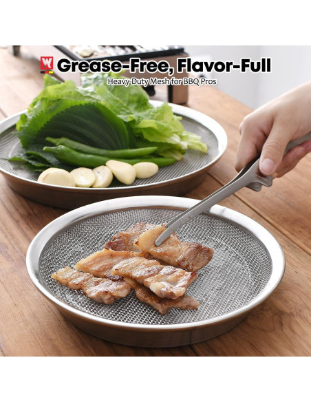 Juego de bandejas de malla WAGENSTEIGER 19 cm acero inoxidable