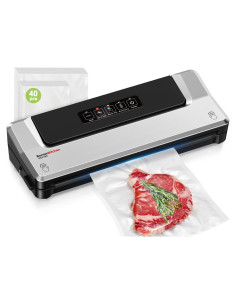 Máquina Selladora al Vacío Bonsenkitchen Plata + 40 Bolsas
