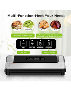 Máquina Selladora al Vacío Bonsenkitchen Plata + 40 Bolsas 2