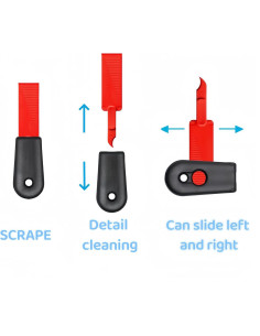 Raspadora de Cocina 2-en-1 Zsiey para Limpieza Profunda 2