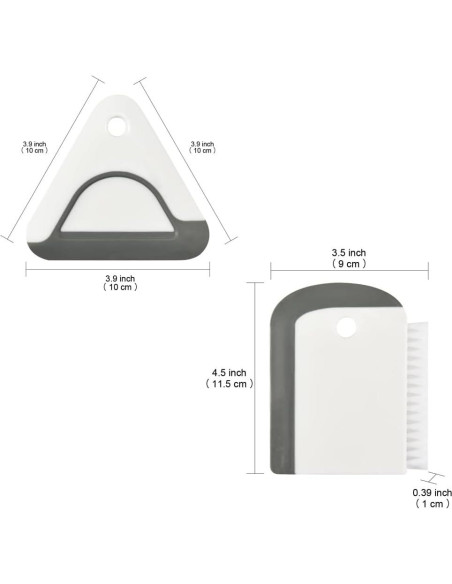 Raspadores de Platos Windson - 2 Piezas Silicona y Plástico