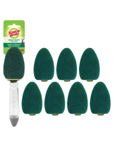 Kit Mango de Platos Scotch-Brite + 8 Recargas Alta Dureza