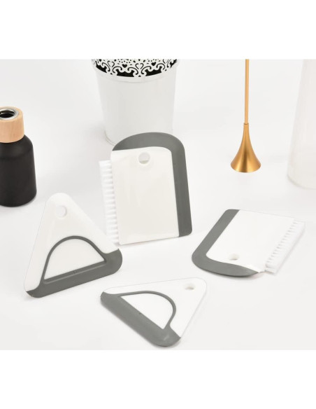 Raspadores de Platos Windson - 2 Piezas Silicona y Plástico