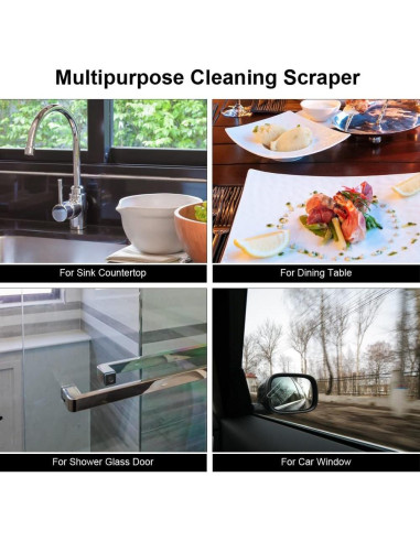 Raspadores de Platos Windson - 2 Piezas Silicona y Plástico