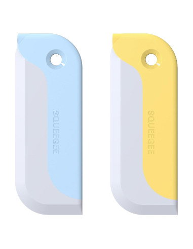 Limpiaparabris Mini MAARHE 5.89 cm Azul y Amarillo - 2 Piezas