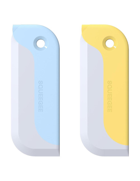 Limpiaparabris Mini MAARHE 5.89 cm Azul y Amarillo - 2 Piezas