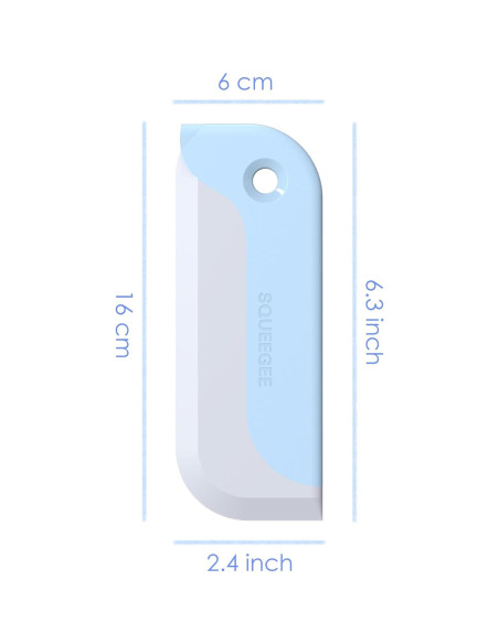 Limpiaparabris Mini MAARHE 5.89 cm Azul y Amarillo - 2 Piezas