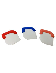Raspador de Sartén Premium Pan - Paquete de 3 Colores Surtidos