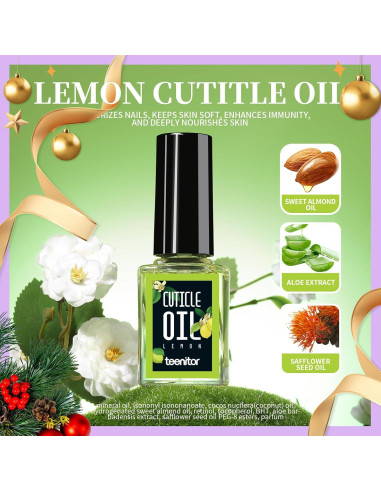 Kit Tazón de Remojo para Uñas Teenitor con Aceite y Herramientas