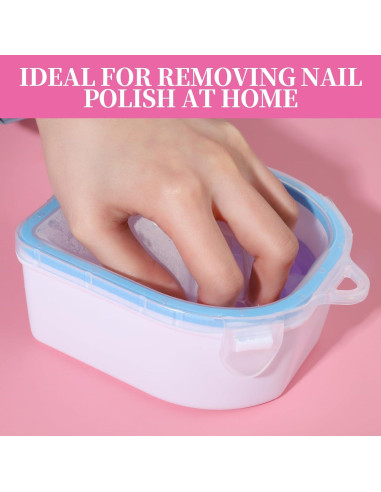 Kit Tazón de Remojo para Uñas Teenitor con Aceite y Herramientas