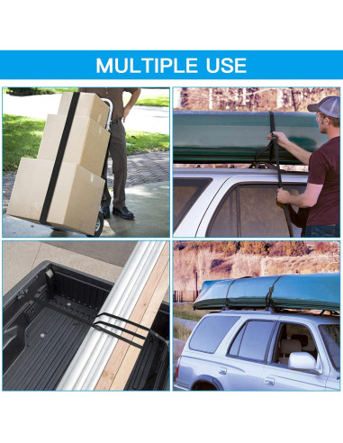 Correas de Amarre Kshineni 6 Pcs 1m x 2.5cm Ajustables