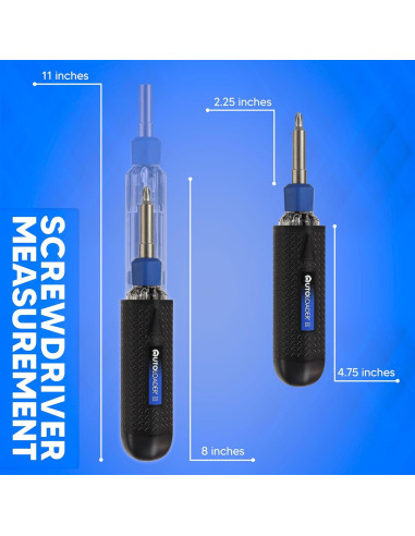 Destornillador 6 en 1 Cargador Automático Ergonómico