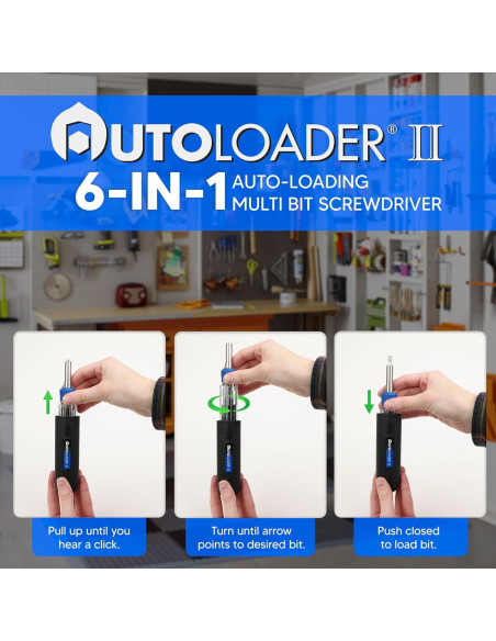 Destornillador 6 en 1 Cargador Automático Ergonómico