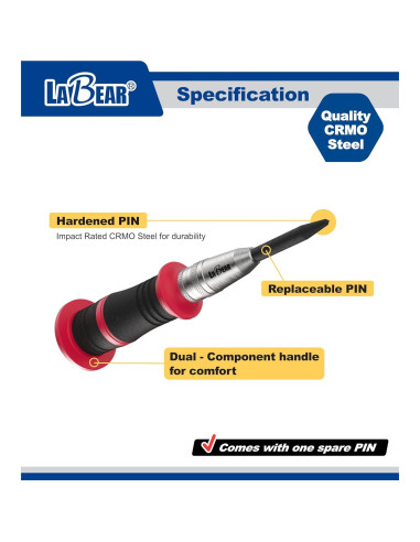 Punzonadora Automática LABEAR 6" para Metal Ergonómica