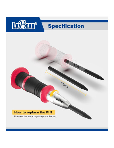 Punzonadora Automática LABEAR 6" para Metal Ergonómica