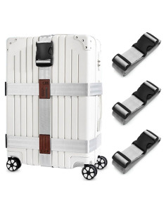 Correas de Equipaje LUNHAJIN 3-en-1 Ajustables 0,41 kg