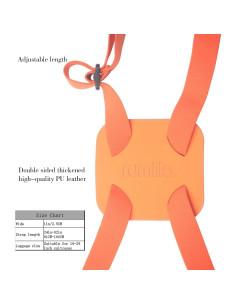 Correa de Equipaje Bungee RUMILLA Naranja Ajustable 1Pieza 2
