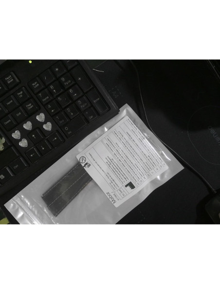 Mangos de Cuero Mabor para Cajones y Equipaje - 2 Pcs Negro