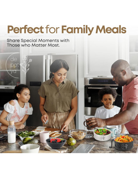 Tazón de Ramen Microondas DEPATYA con Colador y Accesorios