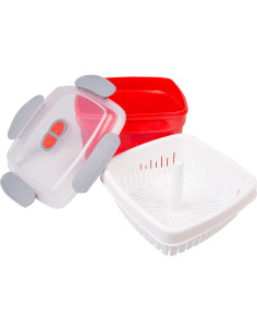 Juego de 2 recipientes para microondas Good Cooking 1.3L 2