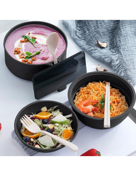 Set de Tazones de Ramen CD HOME 30oz Libre de BPA