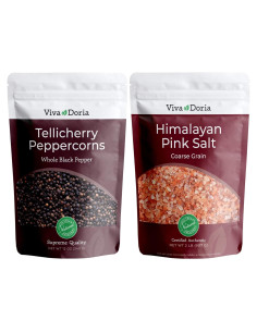 Combo Sal Rosa del Himalaya 0,91 kg + Pimienta Negra 340 g