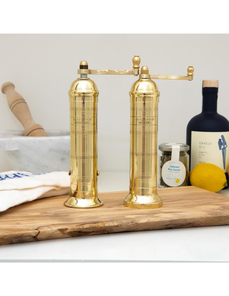 Molino de Pimienta Manual Alexander Home Latón 20 cm Molino de Pimienta Manual Alexander Home Latón 20 cm