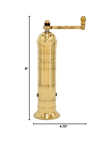 Molino de Pimienta Manual Alexander Home Latón 20 cm