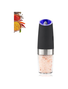 Molino Eléctrico de Sal y Pimienta New England Negro