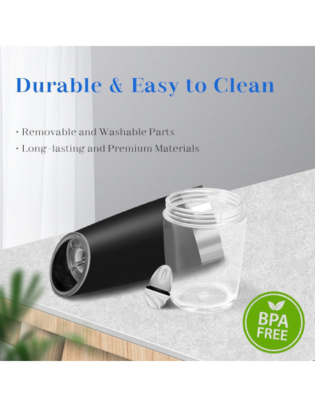 Juego de Molinillos Eléctricos de Sal y Pimienta UNNEES