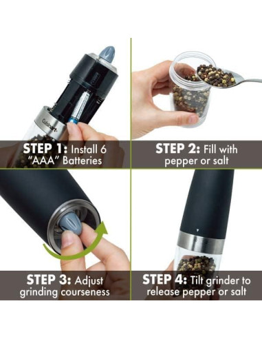 Molinillo de Sal y Pimienta Cuisinart CSS-2424 Automático
