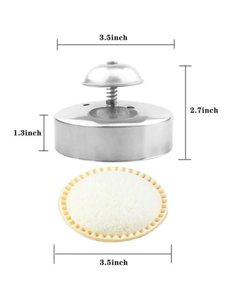 Cortador de Sándwich IRISFLY Acero Inoxidable 9.5cm Redondo