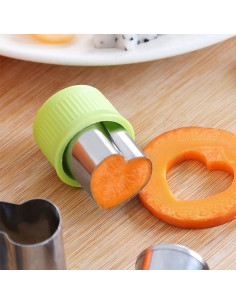 Juego de Cortadores de Sándwich IELEK para Niños 10 Piezas 2