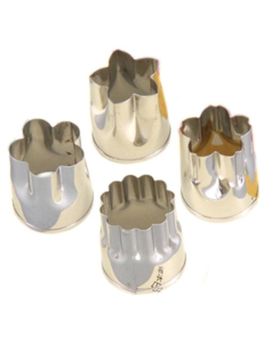 Cortadores de Galletas y Verduras JapanBargain Set 4 Pzs