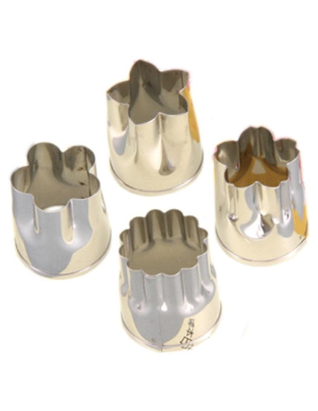 Cortadores de Galletas y Verduras JapanBargain Set 4 Pzs