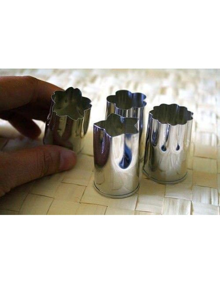 Cortadores de Galletas y Verduras JapanBargain Set 4 Pzs