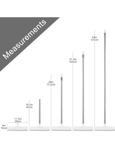 Cepillo de Fregado 2 en 1 SUPERWASH PLUS 137 cm