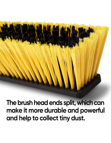 Escoba de Empuje Yocada 45.72 cm Cerdas Rígidas Ajustable