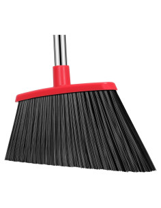 Escoba de Uso Pesado Nacena con Mango de 140 cm y Cerdas de Ángulo