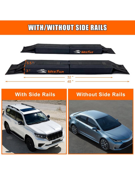 Portaequipajes suave MeeFar universal para kayak y surf