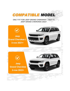 Barras Transversales Techo Snailfly Jeep Grand Cherokee 2021-2025 2